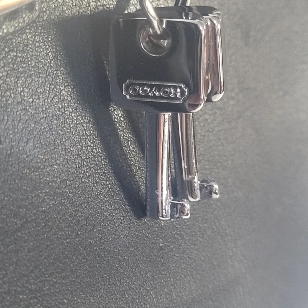 Coach Black Leather Men's Briefcase